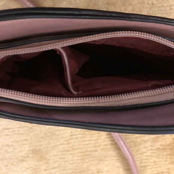 Mauve Crossbody Bag Tassel Accent - Picture 10 of 13